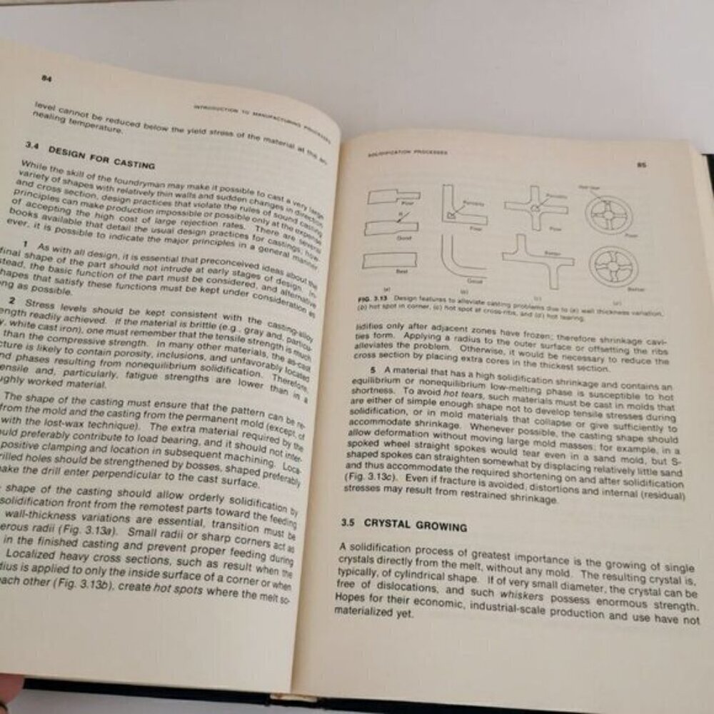 1977 Introduction to Manufacturing Process Textbook John Schey Vintage Engineer - Picture 6 of 8